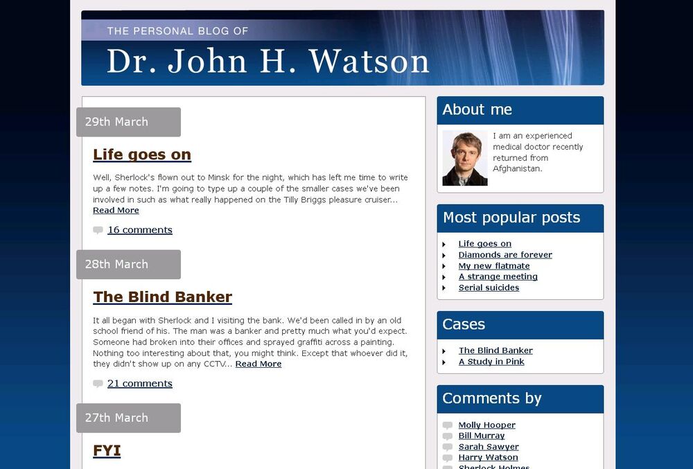 johnwatsonblog.co.uk preview